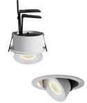 Extractable Adjustable LED Downlight 12w COB for High Walls and Tall Ceilings
