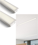Recessed Linear LED Low Glare UGR19 Lighting Profile with Trim - 1210mm long