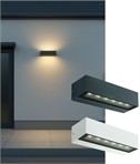 Architectural LED Wall Lights - 222mm Wide, Dual Up & Down Beams, IP65 Rated