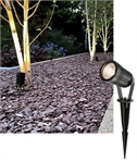 Compact Medium Beam Angle LED Spike Light in Black