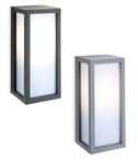 Exterior Box Wall Light with Opal Diffuser