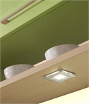 Square LED Chrome Under Cabinet Light 