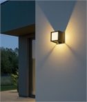 Square Frame Wall Light - Adjustable Beam and Impressive IP54 Rating
