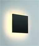 Square Anthracite 7w LED Wall or Ceiling Light - 15cm