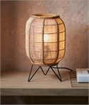 Open-Weave Linen Shade Table Light 