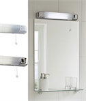 LED 8 Watt Dual Voltage Shaver Light - Chrome or White