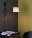 Adjustable Projection Plug-In Wall Light - 170mm to 405mm