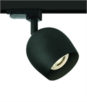 Black Curved 10w Mains GU10 Track Spotlight