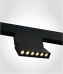 Black LED 10w Linear Adjustable Light for Magnetic Track 