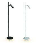 LED Reading Floor Lamp - Illuminated on Base 