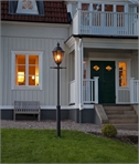 Stylish Exterior Lamp Post - Small or Large Lantern