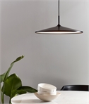 Modern Black Slimline LED Dimmable Pendant