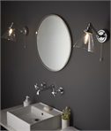 Adjustable Industrial Wall Light - Satin Brass or Chrome