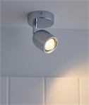 Single Adjustable Spot Light in Chrome for Bathrooms IP44