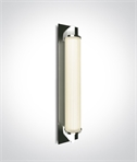 Brushed Chrome LED Wall Light in Art Deco Style - 58cm Length