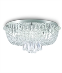 Bag Style Flush-Fitted Chandelier - 45cm diameter 