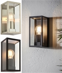 Modern Exterior Box Frame Wall Lantern