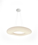 White 75cm LED Suspended Cloud Pendant