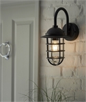 Modern Classic Caged Port Wall Lantern