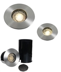 316 Marine Stainless Steel COB LED Inground Light - IP67 Class 3, requires 350mA Driver