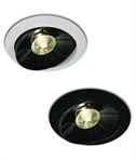 Adjustable Recessed 30w COB LED Spot with Dark Chrome Reflector