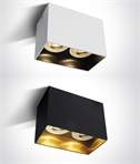 Deep Recessed Double Lamp Surface Mounted Box Light 