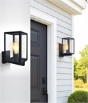 Black Box Lantern Wall Light - IP43