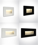 Low Glare Glass LED Recessed Wall Light - IP65 Rated