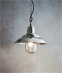 Industrial Fisherman Style Pendant in Nickel