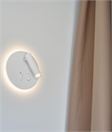 Round LED Wall Light with Adjustable Arm Spotlight 