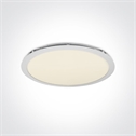 Large 420mm Slim LED Downlight - White, 40W, IP40, Available in 3000K and 4000K