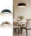 Modern LED Circular Pendant - Deep Flared Shade Dia 600mm