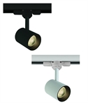 LED Adjustable 8w Track Spot - White or Black 
