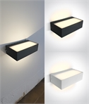Block Outdoor LED Wall Light - Diffuser Top & Bottom - IP54