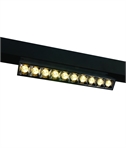 Black Adjustable LED Linear Magnetic MAxi Track Light - DALI Compatible