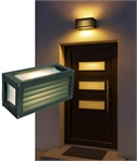 Anthracite Low Glare Exterior Wall Light - LED or E27 Lamp