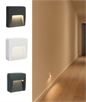 LED Low Level Surface-Mounted Low Glare Wall Light - IP65 Indoor or Outdoor