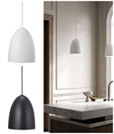 20cm Classic Bullet Pendant Light - Great for Kitchens - 3 Colours