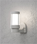 Modern Exterior Bracket Wall Light in Light Grey Finish
