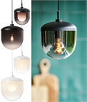 Hand-Blown Acorn Glass Shade Pendant - Nordic Style