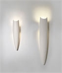 High Quality Tall Slim Pure Plaster Sculptural Wall Light 