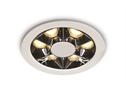 White 6W Recessed spot, IP20.