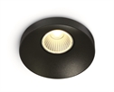 Black 8W COB LED recessed Spot.