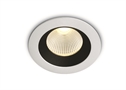 White 12W COB LED recessed spot IP65.