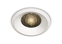 White 12W COB LED Dark light recessed spot with honeycomb.