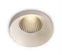 White 12W COB LED recessed spot, IP20, for general application.