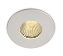 White 12W COB LED recessed spot, IP65, for general application.