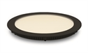 Black 18W slim downlight LED, IP40, ideal for commercialapplications such as offices, galleries and showrooms.