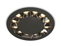 Black 20W Recessed spot, IP20.