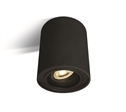 Black 10W mains GU10 Ceiling Light.
